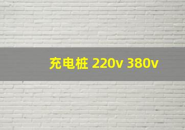 充电桩 220v 380v